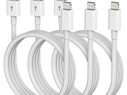 Fast Charge iPhone Charger – Apple MFi Certified 6FT Lightning Cable Compatible with iPhone 14 13 12 11 Pro Max XR XS X 8 7 Plus 6S