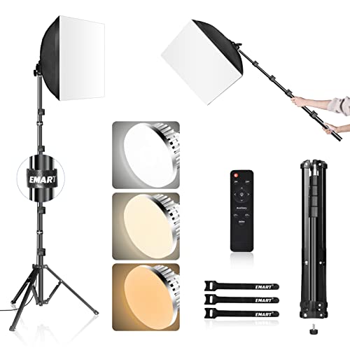 Professional Softbox Lighting Kit: Brighten Your Portraits and Videos