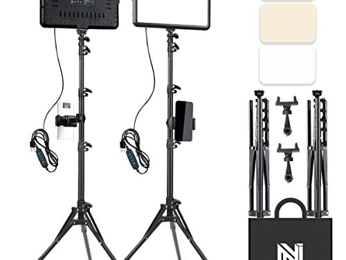 “Capture Stunning Moments: Dynamic LED Video Light Kit”