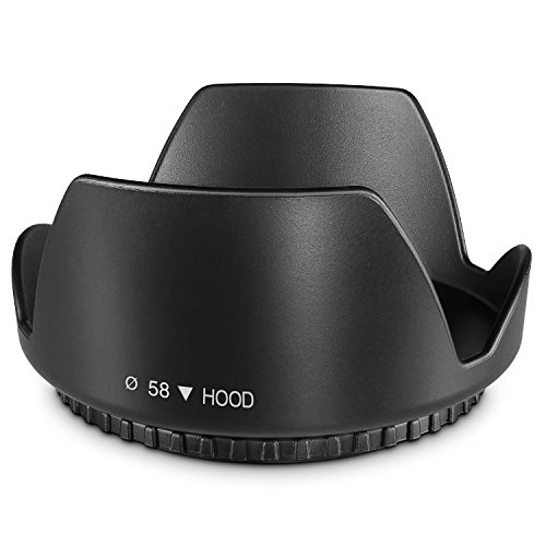 “Capture Perfect Shots with 58MM Tulip Lens Hood”