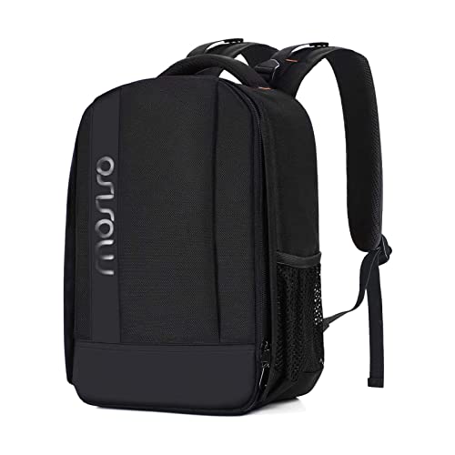 “Ultimate Camera Bag: MOSISO Shockproof Backpack for DSLR/SLR/Mirrorless Cameras – Customizable Inserts & Tripod Holder – Compatible with Canon, Nikon, Sony – Black”