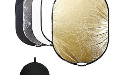 Portable 5-in-1 Oval Reflector: Capture Stunning Light