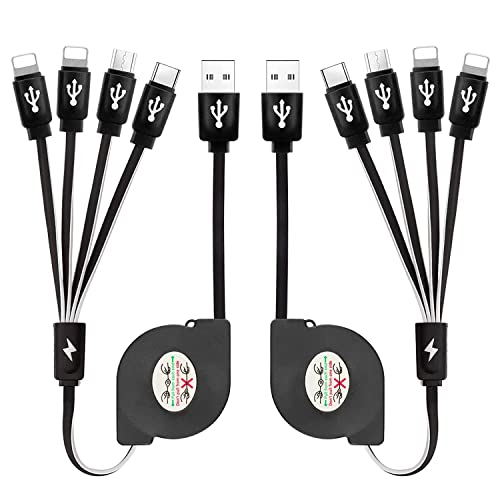 Fast, Versatile 4-in-1 Charging Cable – Charge Multiple Devices Simultaneously