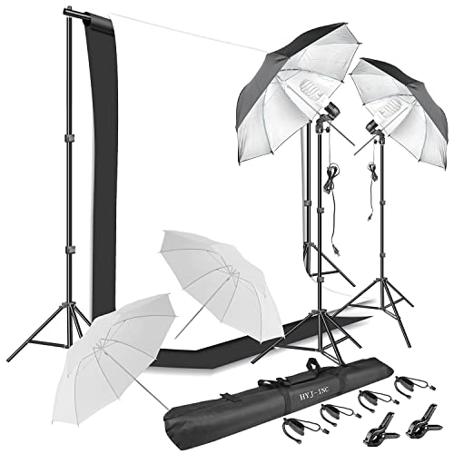 Capture Stunning Photos with HYJ-INC Lighting Kit & Backdrop System