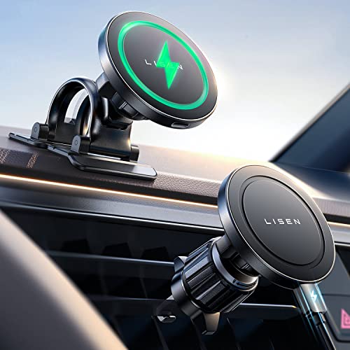 “Supercharge Your Drive: Magnetic Car Mount for iPhone with Lightning-Fast Charging!”