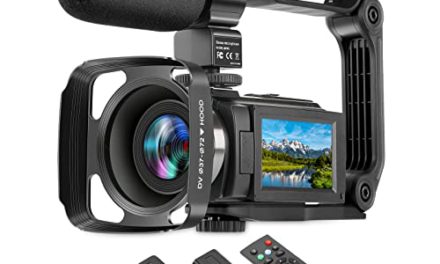 “Capture Stunning 4K Moments: Ultra HD WiFi Camcorder with 60FPS, Night Vision, and More!”