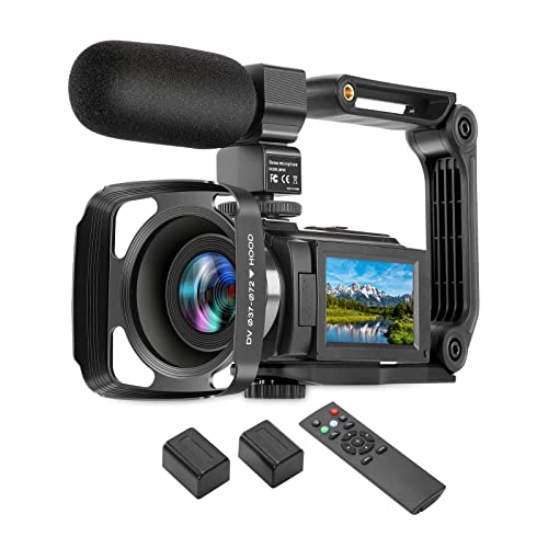 “Capture Stunning 4K Moments: Ultra HD WiFi Camcorder with 60FPS, Night Vision, and More!”