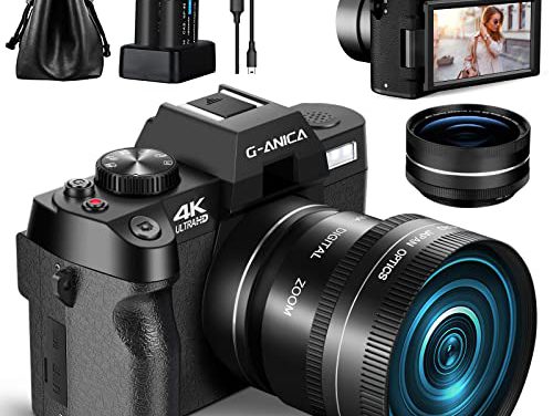 Capture Stunning Moments: G-Anica 4K Camera for Photography & Vlogging