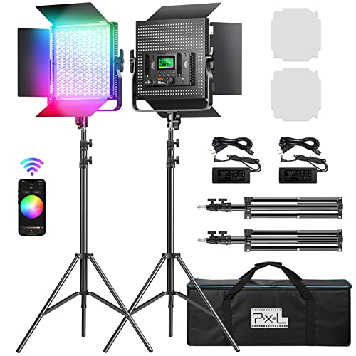 “Ultimate RGB LED Video Light Kit: Control, Capture, and Create!”