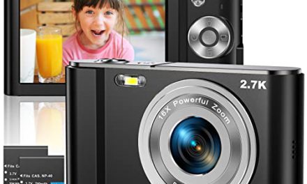 Powerful Ultra HD Mini Camera with Rechargeable LCD Screen for Students: Capture Stunning Moments