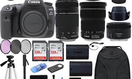 “Capture Life’s Moments: Canon 5D Mark IV Bundle with Versatile Lenses”