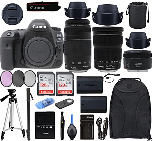 “Capture Life’s Moments: Canon 5D Mark IV Bundle with Versatile Lenses”