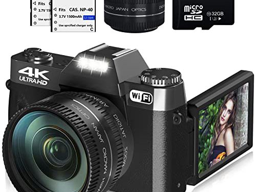 Capture Stunning Moments: 4K 48MP Vlogging Camera