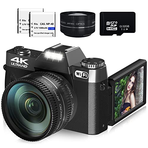 Capture Stunning Moments: 4K 48MP Vlogging Camera