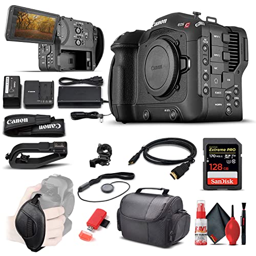 Get the Canon EOS C70 Cinema Camera with RF Lens Mount and Bonus Accessories!