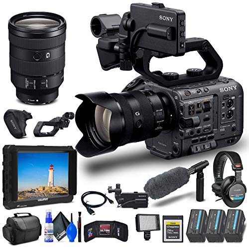 Experience the Sony FX6 Cinema Camera Kit: Lens, Monitor, Card, Headphones, Mic, Battery, Light, Case & More!