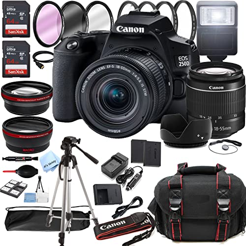 “Capture Life’s Moments: Canon EOS 250D DSLR Camera Bundle”