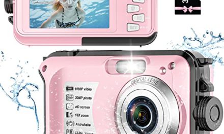 Capture Lifelong Memories: 30MP Waterproof Camera with 32GB Card