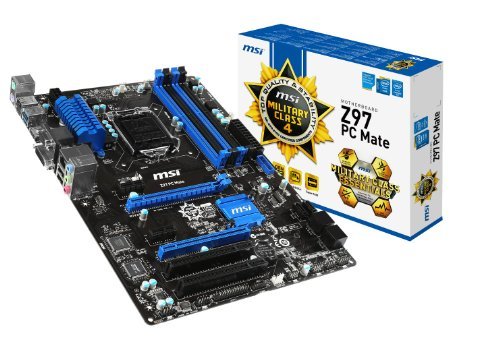 “Upgrade Your Gaming Rig with MSI Z97 PC Mate: Portable ATX DDR3 2400 Motherboard”