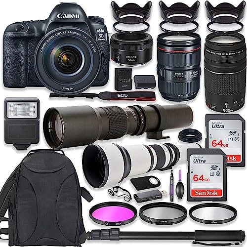 “Capture Every Moment: Canon EOS 5D Mark IV with Ultimate Lens Bundle”