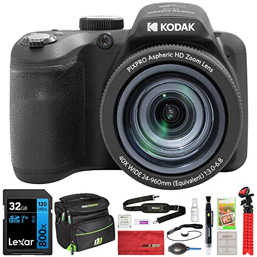 Capture Memories: Kodak AZ405BK 20MP Camera Bundle