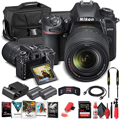 Get the Nikon D7500 DSLR Camera Bundle with Bonus Accessories