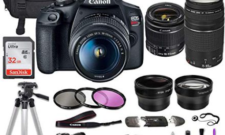 Get the Ultimate Camera Bundle: Canon T7 DSLR + Lenses + Tripod + Memory Card + Accessories (Renewed)