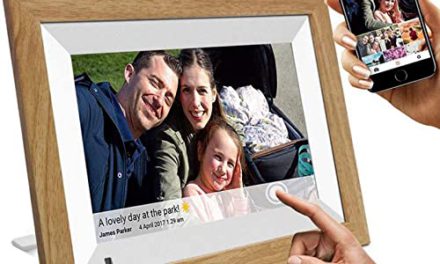 Touch, Share, Relive: 10.1″ WiFi Photo Frame with Touch Screen