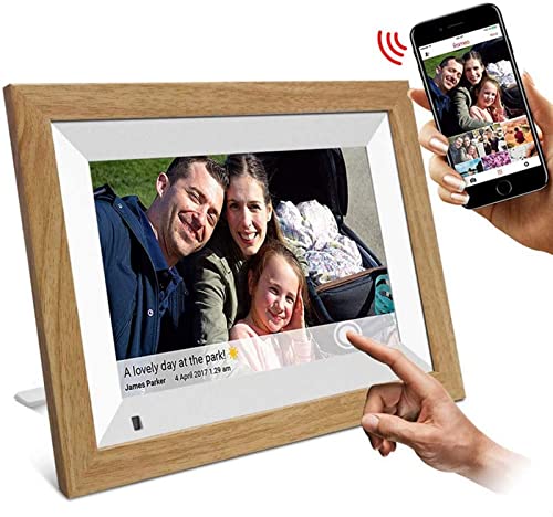 Touch, Share, Relive: 10.1″ WiFi Photo Frame with Touch Screen