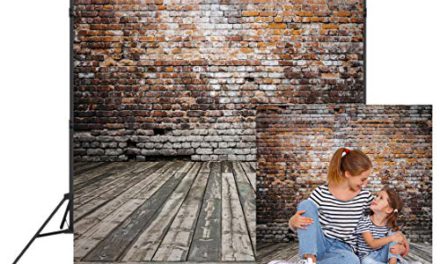Vintage Brick Wall and Wooden Floor Photography Backdrop – Perfect for Parties and Portraits!