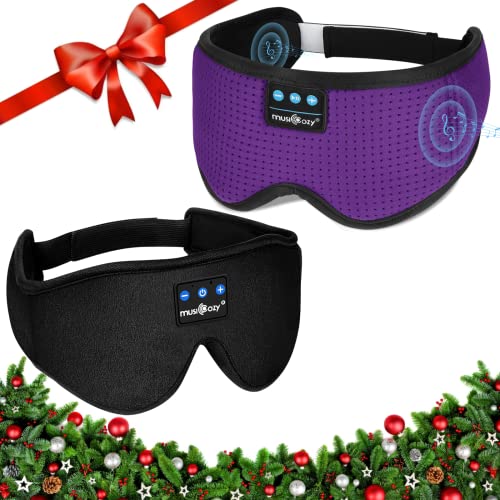 Sleep Bliss: Wireless White Noise Sleep Mask for Ultimate Rest & Relaxation