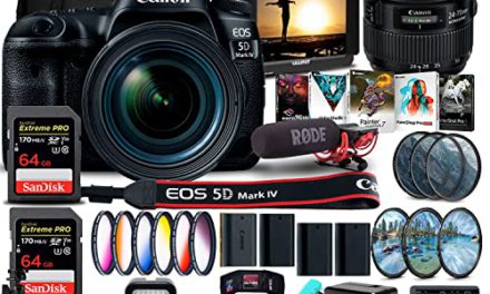 “Capture Stunning Moments: Canon EOS 5D Mark IV Camera Bundle”