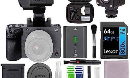 “Capture Cinematic Magic: Sony FX30 Camera with XLR Handle, WR LED Light Kit & More!”