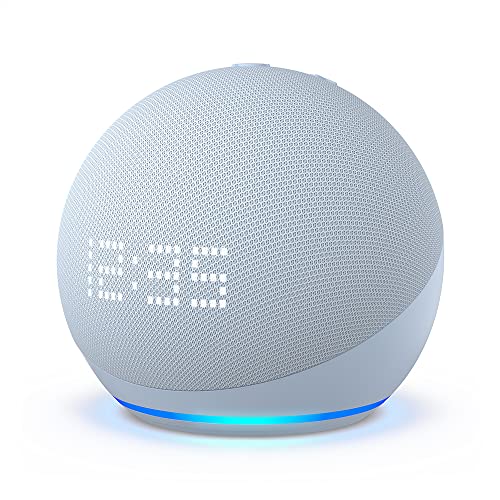 New! Echo Dot 5th Gen: Get Smart with Clock & Alexa