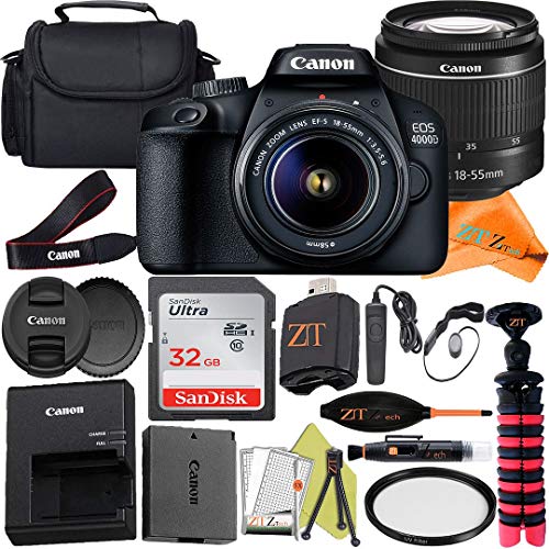 “Capture Life’s Moments: Canon EOS 4000D DSLR Bundle”