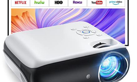 Ultimate 1080P Bluetooth Projector: Immersive Outdoor Movie Experience