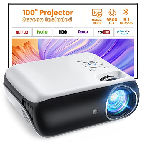 Ultimate 1080P Bluetooth Projector: Immersive Outdoor Movie Experience