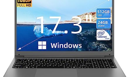 “Powerful 17″ Windows 11 Laptop: Faster Processor, Expanded Storage”