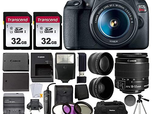 Capture Stunning Photos with Canon EOS Rebel T7 Camera Bundle