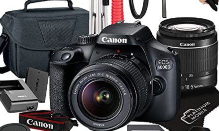 Get the Canon EOS 4000D / Rebel T100 DSLR Camera Bundle – Capture Memories with Style!