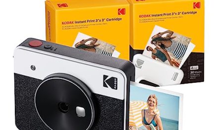 Retro 2-in-1 Camera & Printer: Capture Memories, Print Instantly!