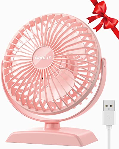 Powerful AaoLin Desk Fan: Whisper-Quiet, Portable & Invigorating