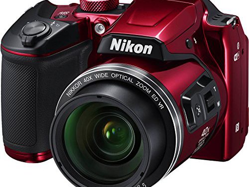 Renewed Nikon Coolpix B500: Capture Life in Red