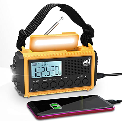 “Survival Essential: Raynic 5000 Weather Radio – Charge, Listen, Alert!”