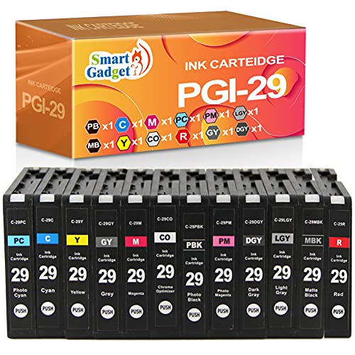 “Upgrade Your Printer: Smart Compatible Ink Replacements – Canon PGI-29 PGI29 (12-Pack)”