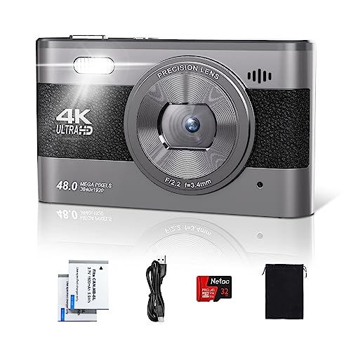 Capture Stunning Moments: 4K Camera, 48MP Vlogging, 18X Zoom