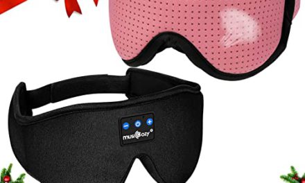 “Sleep Well with MUSICOZY Bluetooth Headband: Comfortable Sleep Mask for Side Sleepers, Perfect Gift!”