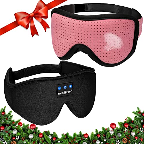 “Sleep Well with MUSICOZY Bluetooth Headband: Comfortable Sleep Mask for Side Sleepers, Perfect Gift!”