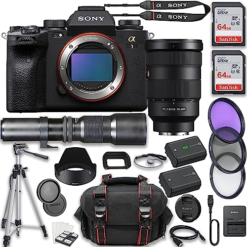 “Capture Stunning Moments: Sony a1 Camera Bundle with Powerful Lenses, Memory, and Accessories”