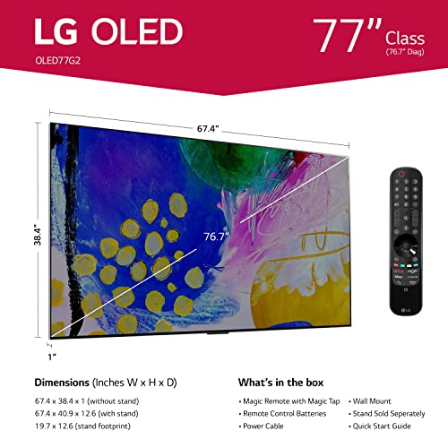 “Unleash the Ultimate TV Experience: LG G2 77″ OLED evo Smart TV 2022 – AI 4K with Alexa”